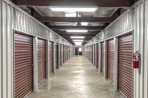 Self Storage Mini Steel Building climate controlled interior hallway