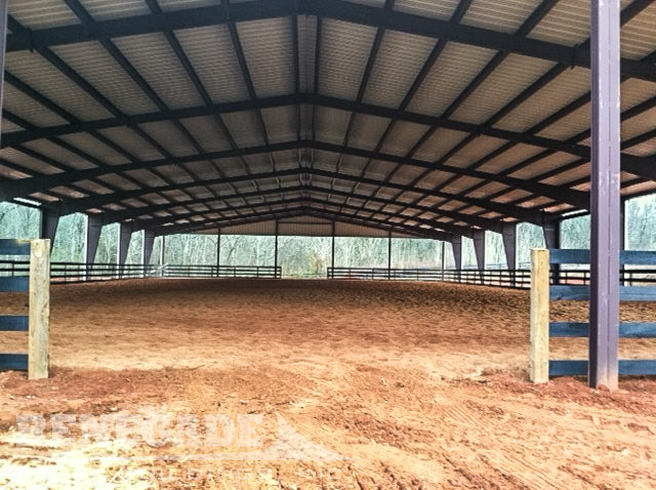 steel building, metal building, horse arena, equstrian riding arena, roof only, covered