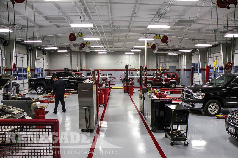 Steel Building Auto Service Center Auto Center Metal Building