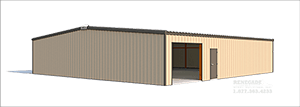 50x50x10 steel building illustration