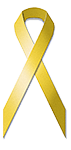 Childhood cancer gold ribbon
