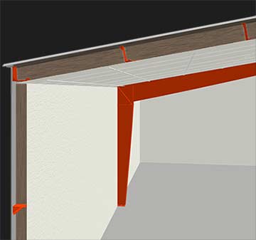 Metal building insulation hi r-value illustration