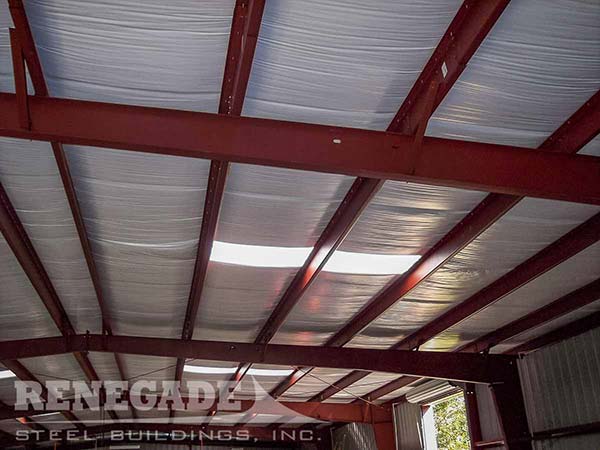 metal building insulation roof