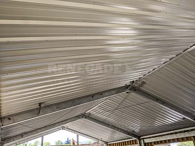 Steel Building Pool Cover construction interior liner panel
