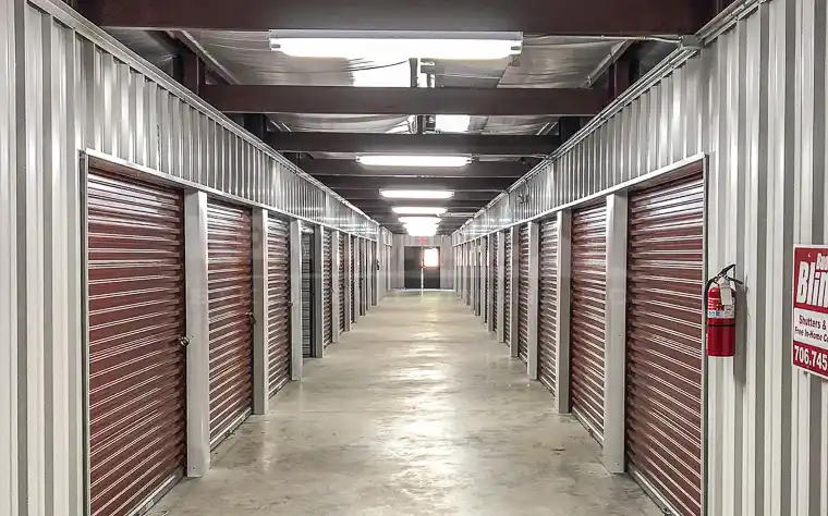 Renegade Steel Building climate control mini interior hallway