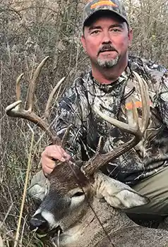 Kevin with 8-point deer