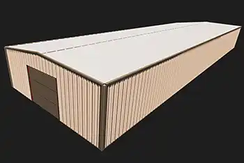 30x100x10 steel building illustration