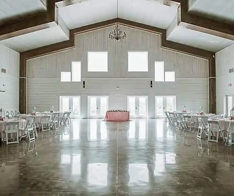 Renegade Steel Building wedding venue interior