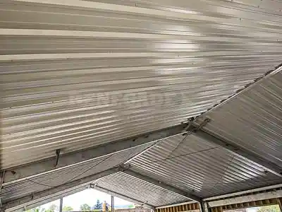 Steel Building Pool Cover construction interior liner panel