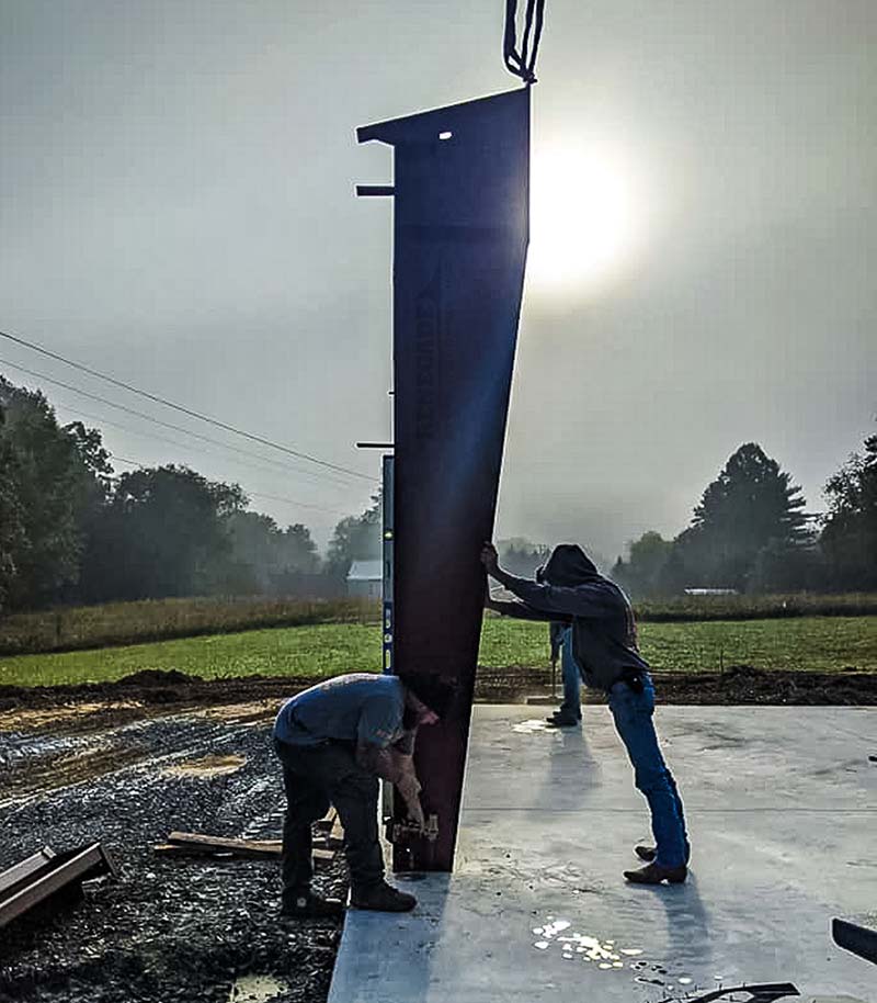 Steel Building Column