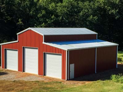 Monitor pre-engineered steel building shape