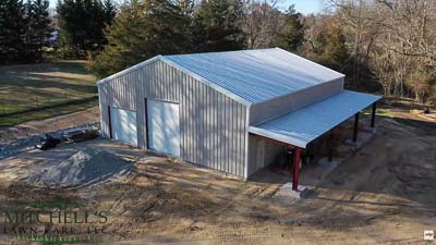 50x60x16 dream shop with lean to