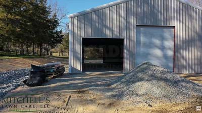 50x60x16 dream shop with lean to drive through