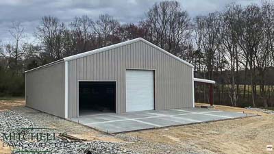 50x60x16 dream shop with lean to front