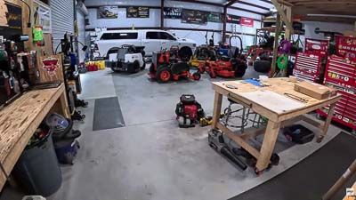 50x60x16 dream shop with lean to work area interior