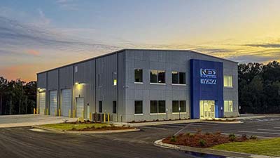 80x135x33 commercial steel building completed project photo