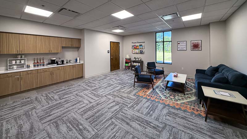 Gateway Church volunteer room and ministry space