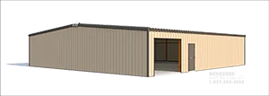 50x50x10 steel building illustration