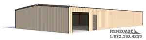 40x75x10 steel building illustration